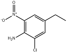 2-Chloro-4-ethyl-6-nitro-phenylamine 结构式