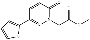 methyl 2-[3-(furan-2-yl)-6-oxo-1,6-dihydropyridazin-1-yl]acetate 结构式