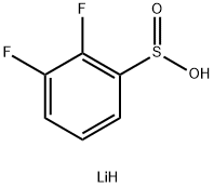 Lithium 2,3-difluorobenzene sulfinate Structure