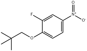 2-Fluoro-1-(neopentyloxy)-4-nitrobenzene Structure