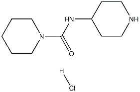 N-(Piperidin-4-yl)piperidine-1-carboxamide hydrochloride Structure