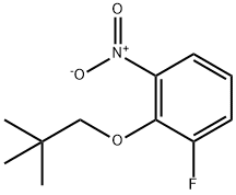 1-Fluoro-2-(neopentyloxy)-3-nitrobenzene Structure