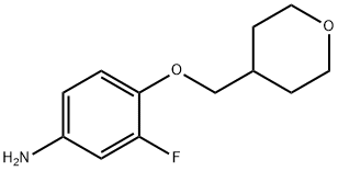 1233952-94-7 3-フルオロ-4-[(テトラヒドロ-2H-ピラン-4-イル)メトキシ]アニリン