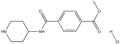 Methyl 4-(piperidin-4-ylcarbamoyl)benzoate hydrochloride