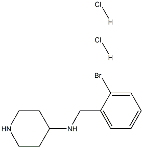 N-(2-Bromobenzyl)piperidine-4-amine dihydrochloride Structure