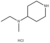 N-Ethyl-N-methylpiperidin-4-amine hydrochloride Structure