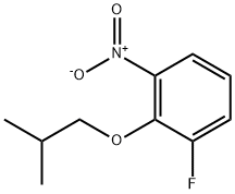 1-フルオロ-2-イソブトキシ-3-ニトロベンゼン 化学構造式