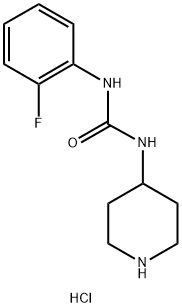 1-(2-Fluorophenyl)-3-(piperidin-4-yl)urea hydrochloride|1233955-55-9