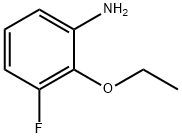 2-エトキシ-3-フルオロアニリン 化学構造式