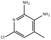 6-氯-4-甲基吡啶-2,3-二胺,1234616-27-3,结构式