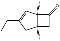 (1R,5S)-3-ethyl-Bicyclo[3.2.0]hept-3-en-6-one Structure