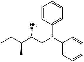 (2S,3S)-1-(diphenylphosphino)-3-methyl-2-Pentanamine Struktur