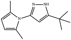 3-tert-Butyl-5-(2,5-dimethyl-pyrrol-1-yl)-1H-pyrazole,1239683-19-2,结构式
