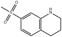 7-methanesulfonyl-1,2,3,4-tetrahydroquinoline Struktur