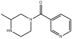 3-methyl-1-(pyridine-3-carbonyl)piperazine Struktur