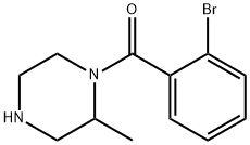 1-(2-bromobenzoyl)-2-methylpiperazine, 1240565-31-4, 结构式