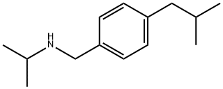 {[4-(2-methylpropyl)phenyl]methyl}(propan-2-yl)amine, 1240566-25-9, 结构式