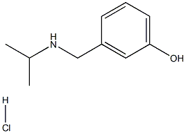 3-{[(propan-2-yl)amino]methyl}phenol hydrochloride Structure