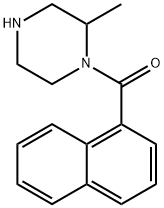 2-methyl-1-(naphthalene-1-carbonyl)piperazine Structure