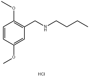 butyl[(2,5-dimethoxyphenyl)methyl]amine hydrochloride Structure