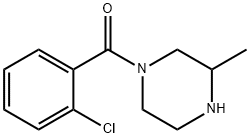 1-(2-chlorobenzoyl)-3-methylpiperazine Structure