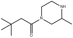 3,3-dimethyl-1-(3-methylpiperazin-1-yl)butan-1-one Structure