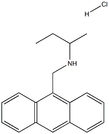 [(anthracen-9-yl)methyl](butan-2-yl)amine hydrochloride, 1240567-91-2, 结构式