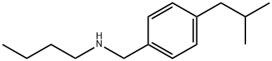 butyl({[4-(2-methylpropyl)phenyl]methyl})amine Structure