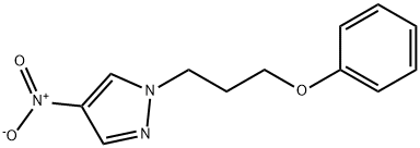 4-nitro-1-(3-phenoxypropyl)-1H-pyrazole,1240568-95-9,结构式