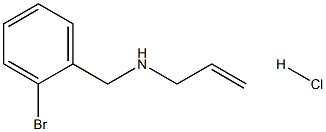 [(2-bromophenyl)methyl](prop-2-en-1-yl)amine hydrochloride, 1240569-05-4, 结构式