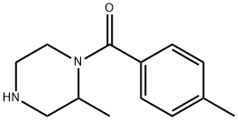 2-methyl-1-(4-methylbenzoyl)piperazine, 1240569-13-4, 结构式