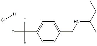 (butan-2-yl)({[4-(trifluoromethyl)phenyl]methyl})amine hydrochloride Struktur