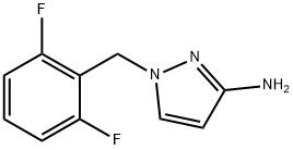 1-[(2,6-difluorophenyl)methyl]-1H-pyrazol-3-amine Structure