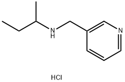 (ブタン-2-イル)[(ピリジン-3-イル)メチル]アミン二塩酸塩 化学構造式