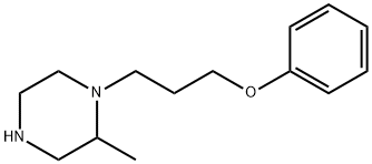 2-methyl-1-(3-phenoxypropyl)piperazine Struktur