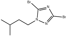 3,5-dibromo-1-(3-methylbutyl)-1H-1,2,4-triazole, 1240571-02-1, 结构式