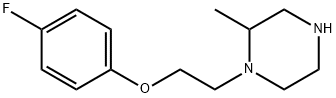 1-[2-(4-fluorophenoxy)ethyl]-2-methylpiperazine, 1240571-12-3, 结构式