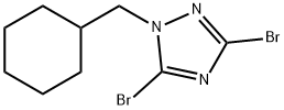 3,5-dibromo-1-(cyclohexylmethyl)-1H-1,2,4-triazole, 1240571-25-8, 结构式