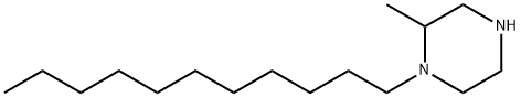 2-メチル-1-ウンデシルピペラジン 化学構造式