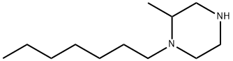 1-heptyl-2-methylpiperazine Structure