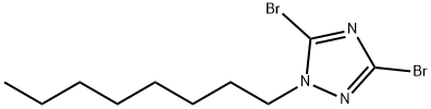 3,5-dibromo-1-octyl-1H-1,2,4-triazole,1240572-77-3,结构式