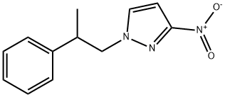 3-nitro-1-(2-phenylpropyl)-1H-pyrazole Structure