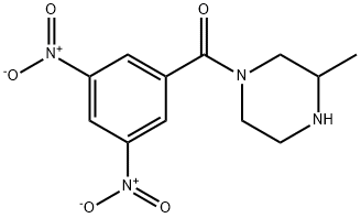 1-(3,5-dinitrobenzoyl)-3-methylpiperazine Struktur