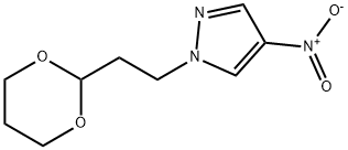 1-[2-(1,3-dioxan-2-yl)ethyl]-4-nitro-1H-pyrazole Structure