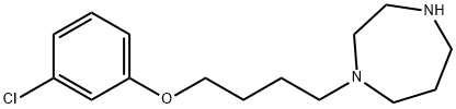 1-[4-(3-chlorophenoxy)butyl]-1,4-diazepane Structure