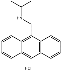 [(anthracen-9-yl)methyl](propan-2-yl)amine hydrochloride, 1240575-00-1, 结构式