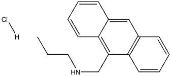 [(anthracen-9-yl)methyl](propyl)amine hydrochloride 结构式