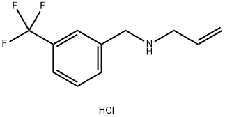 (prop-2-en-1-yl)({[3-(trifluoromethyl)phenyl]methyl})amine hydrochloride, 1240578-19-1, 结构式
