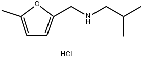 [(5-methylfuran-2-yl)methyl](2-methylpropyl)amine hydrochloride Struktur