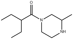 2-ethyl-1-(3-methylpiperazin-1-yl)butan-1-one Structure